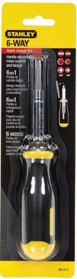 6 Way Compact Grip Screwdriver