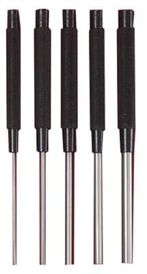 LS Starrett 8'' Steel Drive Punches with Round Tip Type