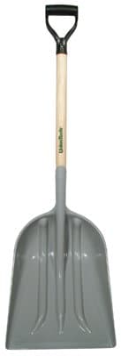 18" ABS Grain/Snow Scoop withPolyethylene D-Grip Handle