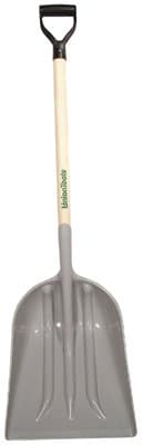 18" ABS Grain/Snow Scoop withPolyethylene 29" D-Grip Handle