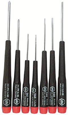 7 Piece Combination Precision Screwdriver Set Wide Tips