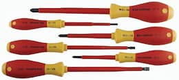 Wiha 6 Piece Electrician's Insulated Screwdriver