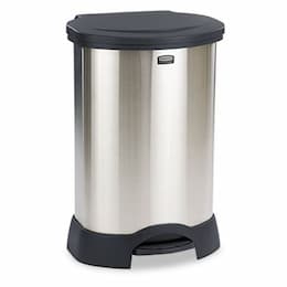 30 Gallon Stainless Steel Step- On Container
