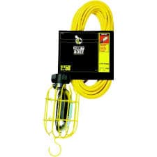 50FT Work Light, Triple Conductor, Yellow
