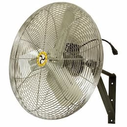 30-in Commercial Non-Oscillating Fan, 3-Speed, 115V