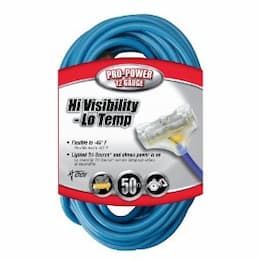 50 Foot Blue Extension Cable