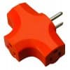 Tri Tap Adapter Orange