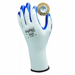 Small Blue Nitrile Palm Coated Gloves