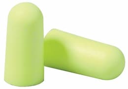 Large Ear Soft Yellow Neons Foam Uncorded Earplugs