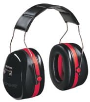 NRR 29dB Black/Red Peltor Twin Cup Optime 105 Earmuffs