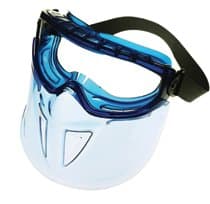 Clear Blue Frame Anti Fog Full Face Goggles