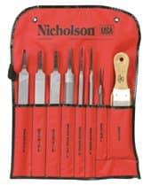 Nicholson 8 Piece Machinist File Set