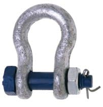 3/8" Bolt Steel Anchor Shackles