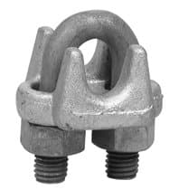 3/16" Forged Carbon Steel Wire Rope Clips