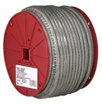 1/8" Steel Solid Braided Rope Cables