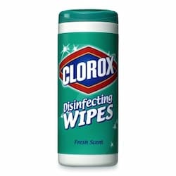 Disinfecting Wipes, Fresh Scent, White, 75/Canister