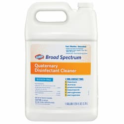 Broad Spectrum Quaternary Disinfectant Cleaner, One Gallon Bottle