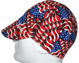 One Size Stars & Stripes Deep Round Crown Cap