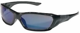 Black Frame Blue Diamond Lens ForceFlex Protective Eyewear