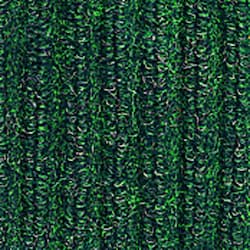 Needle-Rib Wiper/Scraper Mat, Polypropylene, 36-in x 60-in, Green/Black