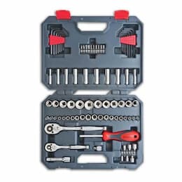 84 Piece 1/4" & 3/8" Mechanics Tool Set