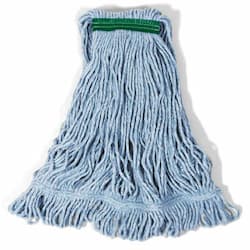 Blue, Medium Cotton/Synthetic Super Stitch Blend Mop Heads