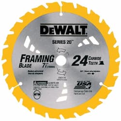 7-1/4" 24 Teeth Combination Circular Saw Blade