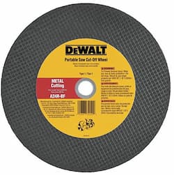 14" x 5/32" x 1" Metal Portable Saw Cut-Off Wheel