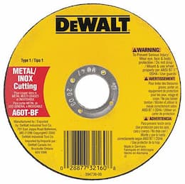 4-1/2" x .045" x 7/8" Type 1 Metal Thin Cut-Off Wheel