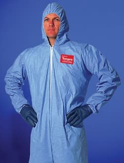 Dupont 2X-Large Light Blue Dupont Tempro Coveralls