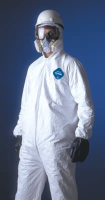 Medium White DuPont Tyvek Coveralls