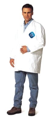 2X-Large White DuPont Tyvek Lab Coat