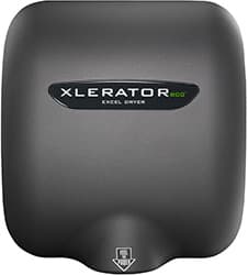 Excel Dryer Xlerator ECO Automatic Hand Dryer, No Heat Element, Graphite