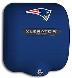 Excel Dryer Xlerator High Speed Automatic Hand Dryer, Custom Print