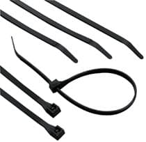 12" UV Black Heavy-Duty Cable Ties