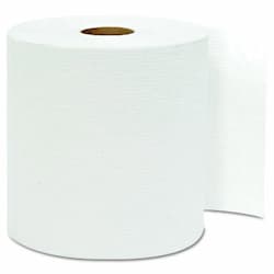 White, Hardwound Roll Towels- 8-in x 800-ft.