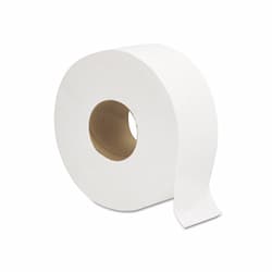 White, 2-Ply Jumbo Bath Tissue-9-in Diameter