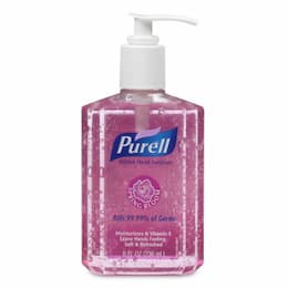 Pink, Spring Bloom Instant Hand Sanitizer Pump Bottle-8-oz