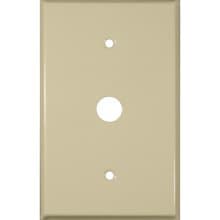 1 Gang Cable Wall Plate-Ivory