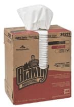 White Brawny Industrial Light-Duty Wipers