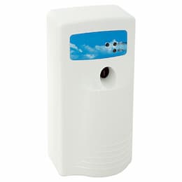 White, Stratus II Metered Aerosol Dispenser w/LED Panel-5w x 3.75d x 8.5h