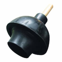 Toilet Plunger-25-in Handle, 6-Inch Diameter Plunger