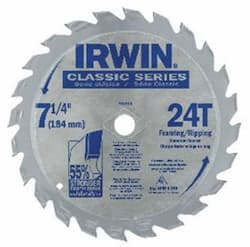 7-1/4" Carbide-Tipped Circular Saw Blade