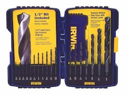 15 Piece Cobalt High Speed Steel Fractional Bit Set