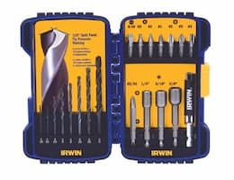 20 Piece HSS Drill/Drive Bit Set w/Case