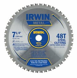 7-1/4" 48T Metal Cutting Saw Blade Ferrous Steel