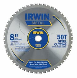 8" 50T Metal Cutting Saw Blade Ferrous Steel