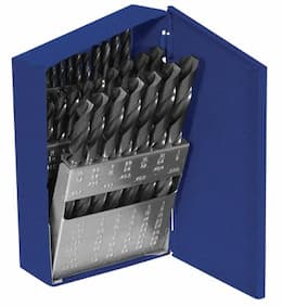 21 Piece High Speed Steel Drill Bit Set