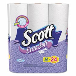 Scott Extra Soft 1-Ply Bath Tissue Roll