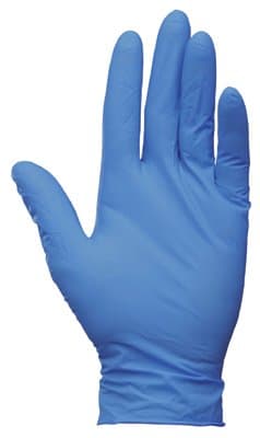 Medium Natural Rubber Latex G10 Arctic Blue Nitrile Gloves